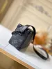 M44735 Mini soft trunk box Black flower bag Womens Man designer louvis purses wallet clutch Bag luxury tote handbag Genuine Leather cross body fashion Shoulder bags