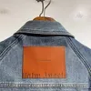 Heren Jackets Designer Mens Fashion Brand Casual Coats Outerwear SS Nieuwe Palmes Angel Angels Old Wash Denim Jacket Women's Loose Micro Label Coat Trend