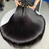 Glamourosa trama de cabelo brasileiro de alta qualidade peruano indiano malaio virigin cabelo 8-40 polegadas barato brasileiro reto cabelo humano costurar em tecelagem