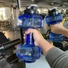 Wasserflasche Fitnessstudio Fließendes Wasser Hantel Sportflasche Große Kapazität Fitness Bodybuilding Übung Outdoor Fahrrad Camping Radfahren Flasche 230417