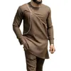 Etnische kleding Afrikaanse set jurken kleding voor mannen Fashion Africa kanga dashiki gewaad Africaine Casual Tracksuit 2023