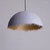 Lampy wiszące półkola jadalnia żyrandol lekka kreatywna atmosfera sztuka