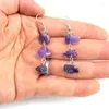 Studörhängen Naturlig oregelbunden råsten Amethysts Apatite Lapis Quartz Stones Earring For Women Luxury Quality Smyckesflickor gåva