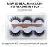 NUOVO 3Pair 5D Ciglia vere 100 Cruelty Lashes Riutilizzabili Natural False Eyelash bigodino Popolare Lashes Makeup2924197