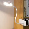 Tischlampen LED-Schreibtischlampe Touch-Clip Arbeitslupe Schwanenhals Desktop-USB-Licht Buchbeleuchtung Wiederaufladbares Lesen