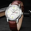 Automatique mécanique Watch Men's Korean Fashion Business Steel Arearproofing Luminal Quartz