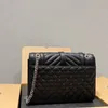 kvinnor handväska kuvert medium kedja väska läder axelväska designer crossbody väska handväska plånbok
