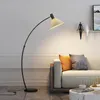 Stehlampen Nordic Modern Schlafzimmer LED-Lampe Home Fishing Dekorativer vertikaler großer Marmor