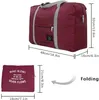 Moving Storage Bag Folding Luggage Bag Portable Aircraft BagMulti Functional Travel Bag Shoulder Bag Handbag Closet Organizer