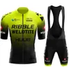 Ensembles de maillots de cyclisme Fluorescent Huub Ensemble de sweat-shirt de vélo d'été Chemise à manches courtes pour hommes MTBJersey Vêtements de vélo pour hommes Maillot de vélo ciclima 230414