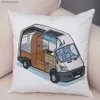 Kussen/Decoratieve 45x45 cm Cartoon Camper Case Decor Leven Reizen Auto Kussenhoes Voor Sofa Thuis kinderkamer case