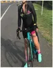 2019 New Pro Team Triathlon Suit Women039S 사이클링 저지 Skinsuit Jumpsuit Maillot Cycling Ropa Ciclismo Long Sleeve Set Gel 7311729