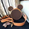 Designer Bag Mouse Messenger with Pendant Old Decor Recommended Fashion Women Crossbody Lsmiley Face Round Cake Cute and Versatile Cross Body