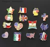 Pins Broches Wereldberoemde gebouwbroches Hart Ze Nationale Vlag Souvenir Geheugen Zinklegering Pins Demin Jas Tas Pins Gesp BadgeL231117