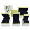 Caixas de Jóias Luxo Trevo Designer de Moda Doce Charme Pulseiras Para Meninas Mulheres Marca Pulseira Colar Brincos Anéis Presente Dhg5M