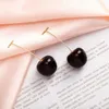 Pendientes colgantes de simulación de cereza roja para mujer, pendiente llamativo de fruta, regalo de joyería coreana para fiesta de boda