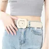 Riemen 1pc Koreaanse versie Can-gekleurde stijl Hoge kwaliteit PU-leer Damesriem voor dames met jeans en rok Accessoires TaillebandL231117