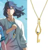 Pendant Necklaces Anime Suzume No Tojimari Necklace Key For Women And Men Jewelry Fans Gifts