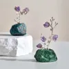 Dekoratif nesneler figürinler lüks oturma odası dekor doğal cevher modern ev dekorasyon masası aksesuarları yaratıcı kristal zanaat süsü iş hediyesi y23