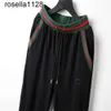 Nuovi pantaloni sportivi 23ss Pantaloni di cotone leggero primaverile Pantaloni casual da uomo larghi e dritti di marca di moda che corrono plus size pantaloni da donna estivi da uomo in pietra arricciata