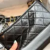 Sac Hobo à chaînes à double matériel, sac de styliste, sac à bandoulière de luxe, sac à main de voyage en cuir véritable, sac de fête tendance pour femmes, matériel et détails parfaits