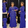 Ethnic Clothing 2 Piece Set Elegant African Dresses For Women Beaded Tops Skirt Dashiki Evening Wedding Party Dress Kaftan Abaya Outfits