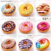 Kussen/decoratief speelgoed Kantoor Lunchpauze Heupstoelkussen Pluche Schattig Simulatie Chocolade Donut