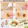 Stud Earrings Earring Posts Hypoallergenic Flat Pad Studs With Butterfly And Rubber Backs For Jewelry Making X4YA