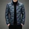 Men's Down Parkas Men Fashionable Warm Winter Coat with Thickened Design Casual Stylish Stand Collar Lightweight Thin Korean Version Short Length J231117