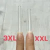 False Nails XXXL Square /Coffin /Stiletto extra lång full täckning 3xl Artificial ABS Clear /Natural Manicure Tool French Nail Tips E2353