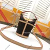 7A Topkwaliteit designer crossbodytassen Pakket luxe damestassen M43587 Nicolas Mode lederen handtas Emmer met riem Canvas Cilinder Schoudertassen ontwerpers