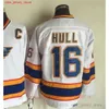 Filme CCM Vintage Hóquei no Gelo''nHl'' 16 Brett Hull Jerseys 11 Brian Sutter 18 Tony Twist 44 Chris Pronger 74 OSHIE 42 BACKES Homens Bordados Jersey