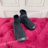 Top Series Casual Buty Luxe Knity Socks Ladies Sneakers Grube Soleded Gruste-Soleded Alphabetal Travel Rozmiar FD230203