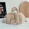 Evening Bags Solid Color Pleated Tote Bag Fashion High-quality Soft Plush Women's Designer Handbag Travel Shoulder Bags Pumpkin Armpit Bags 231116