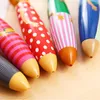 Cartoon Doll Design Ballpoin Pen School Rewards Supplies Students Kawaii Blue Rollerball Big Writing Stationery Kid Toy