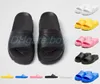 2023 new designer woman Rubber slides man Embossed luxury triangle shoe Flat Sandals Female Sole Foam Slide Classic Summer Beach Slippers Size 35-44