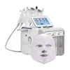 7 w 1 H2O2 Hydrafacial Skórka Peeling Mikrodermabrazion Water Water Tlen RF Winda Maska LED Maska