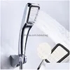 Bathroom Shower Heads 300-Hole High Quality Square Hand-Held Pressurized Shower Head Water-Saving Bathroom Accessories Drop Delivery H Dhtz5