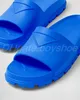 2023 new designer woman Rubber slides man Embossed luxury triangle shoe Flat Sandals Female Sole Foam Slide Classic Summer Beach Slippers Size 35-44