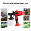 Professional Spray Guns 22000RPM Gun 400W 220V 110V High Power Home Electric Paint Sprayer Nozzle Easy Spraying And Clean Perfect For Begin