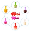 Ferramentas de sorvete 1pc 7 buracos Diy Ice Cream Pops Silicone Mold Ice Cream Ball Popsicles Molds Fruit Baby Shake Home Kitchen Ferramenta 230417