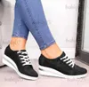 Zapatos de vestir Zapatos de mujer Zapatos transpirables huecos de verano para mujeres 2023 Nueva plataforma de ocio Cuñas Zapatillas de deporte casuales vulcanizadas Chaussure Femme T231117