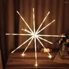 Chandeliers LED Firework Light Explosion Star Hanging Lamp Battery Operated Waterproof Atmosphere Night Lights For Garland Party Decoration