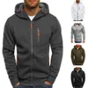 Men's Hoodies Sweatshirts Men Slim Fit Zipper Hoodies Sweatshirts Sport Men Fashion Clothes Casual Zip Up Hoodies Hommes Polerones Para Hombres Felpa Uomo J231116