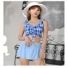 Swimsuit Woman Split Body Sex Appeal Shows Thin Fragrant Wind New Spring Skirt Swimsuit Korean Broken Flower Two-piece Set190w