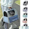 Cat Carriers,Crates & Houses Portable Breathable Cat Carrier Bag Pet Carrying Backpack For Cats Outdoor Travel Transparent Small Dogs Dh5Rn