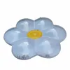 Inflatable Floats & Tubes 160cm White Flower Shape Swimming Float Sequins Swim Pool Water Toy258c