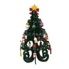 Juldekorationer kreativa DIY Wood Christmas Tree Window Shop Mall Despop Display Props Ornament Holiday Gift Decoration Supp DHBCQ