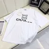 Luksusowe klasyki damskie koszulki chrandowe TEE TEES MĘŻCZYZN T-shirt projektant Paris Trendy litera druk Para krótkiego rękawu Letnie koszulki okrągłe szyja S-5xl Loose1