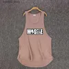 Men's Tank Tops Muscleguys Brand Bodybuilding Sleeveless Shirt Mens Gyms Tank Top Low Cut Vest Sexy Muscle Fitness Stringer sportwear Undershirt T230417